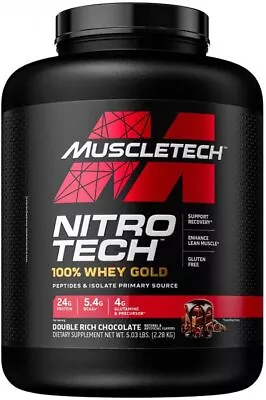 MuscleTech Nitro Tech 100% Whey Gold Protein Powder 5.0 Lbs - PICK FLAVOR • $64.95