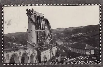 Postcard - Laxey - The  Lady Isabella . Great Wheel • £1.50