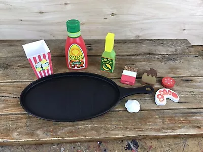 Melissa & Doug Play Food Mixed Lot Wood Plastic Salsa Ice Cream Topper • $13.99