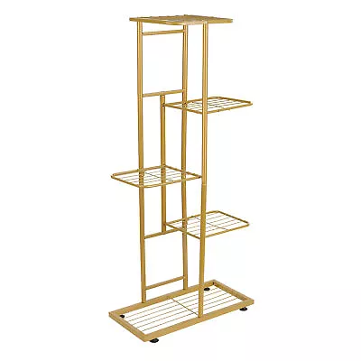 5 Tier Metal Flower Shelf Rack Plant Stand Pots Display Corner Shelving Home • $37.88