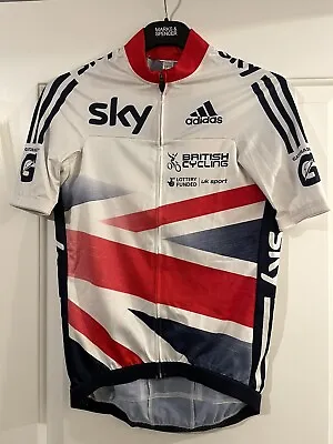 £15 • Buy British Cycling - Men’s Jersey - Official Adidas Team GB Kit - Medium