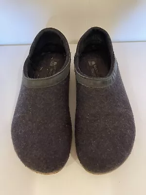 Haflinger Unisex GZH Grizzly Closed Heel Style Wool Clogs • $28