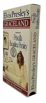 Elvis Presley's Graceland (VHS 1985) Priscilla Hosts Jungle Room Pool Room • $1.95