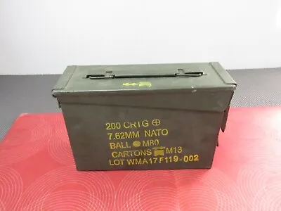 US Military NATO Field Gear Ammo Ammunition Chest Box Can 17 M19A1 S.C.F • $40