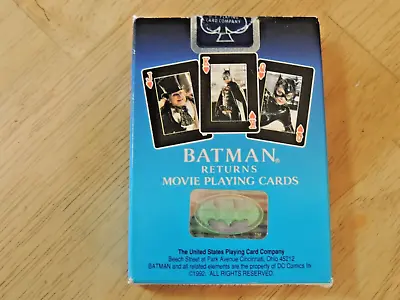 Vintage 1992 DC Comics Batman Returns Movie Deck Of Playing Cards - COMPLETE • $4.95