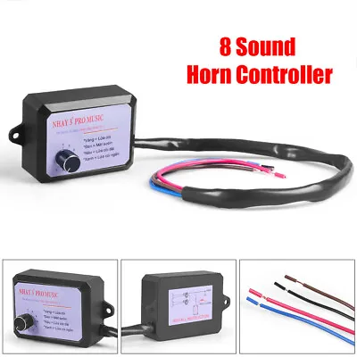 12V-24V 8 Sound Musical Horn Controller Horn Control Unit For Car Truck Boat • $15.38