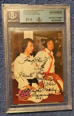 Elvis Presley Kang Rhee Signed  Autographed Elvis Collection Card JSA Slabbed • $129.99