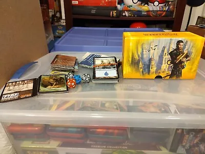 1 Empty Fat Pack Box - DRAGON'S MAZE- Magic The Gathering MTG FTG Dice And Cards • $40
