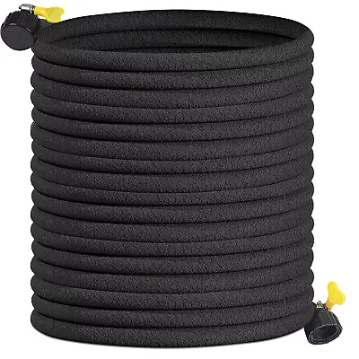 Heavy Duty 1/2  Soaker Hose Save 70% Water 25/50/98FT Flexible Garden Water Tube • $15.98