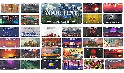 American States Customizable License Plates Custom License Plate 50 States USA • $10.99