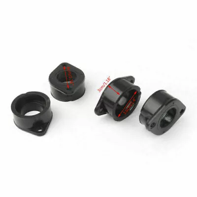 $18.99 • Buy 4x CARBURETOR INTAKE BOOTS For Kawasaki KZ 750 LTD ZX750 GPz750 16065-1132 A