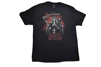 Mad Engine Mens Honor Prepare Grim Reaper Black Shirt New S M XL • $9.99