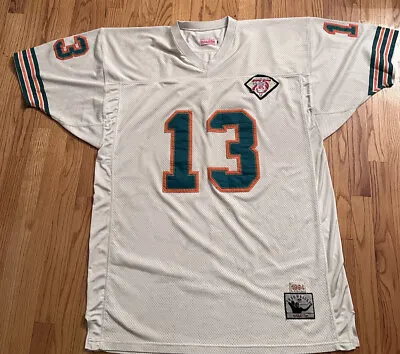 AUTHENTIC MITCHELL & NESS Dan MARINO 1994 DOLPHINS White Jersey Size 56 As Is • $198