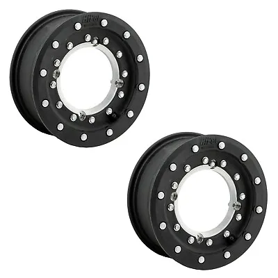 Hiper Tech 3 Black Front Beadlock Wheels Rims 10  10x5 4+1 4/156 YFZ450 YFZ450R • $499.95