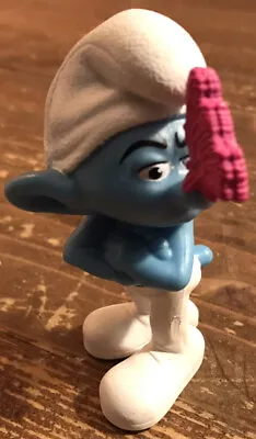 2011 The Smurfs Grouchy Figure McDonalds Happy Meal Toy • $6.99