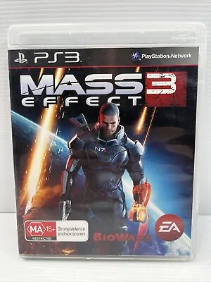 Mass Effect 3 Sony PlayStation 3 PS3 Game PAL Free Postage No Manual • $6.50