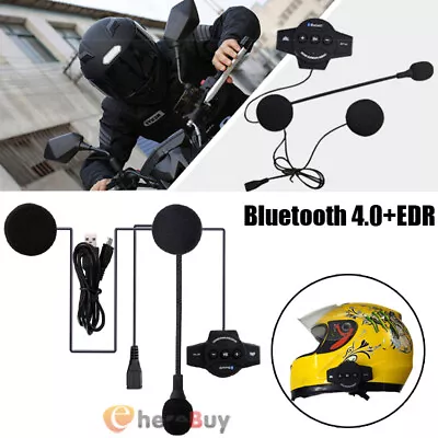 2024 Bluetooth Motorcycle Wireless Helmet Headset Headphone Speaker Hands-Free • $27.29