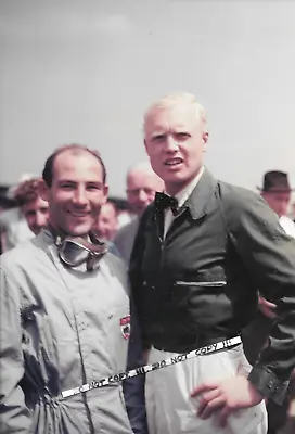 Mike Hawthorn & Stirling Moss 12x8 Press Portrait Photograph • £9.99