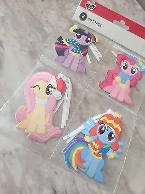 My Little Pony Christmas Holiday Gift Tags 8 Pack American Greetings/Hasbro 2017 • $11.75