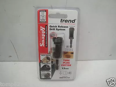 £22.89 • Buy Trend Snappy 12mm Tube Plug Cutter Snap/pc/12t