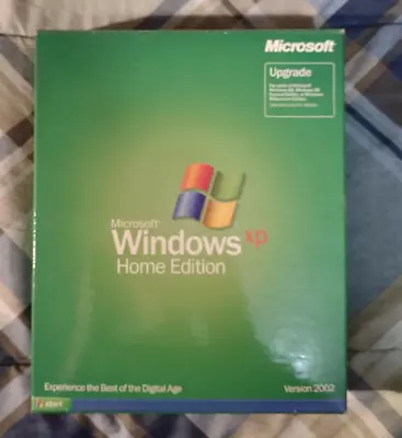 Microsoft Windows XP Home Edition 2002 Upgrade With Key Manual Service Pack 1 • $20