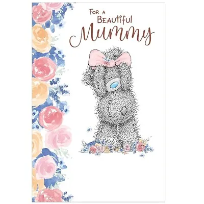£3.99 • Buy Beautiful Mummy Tatty Teddy With Bow Design Mother's Day Card