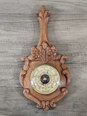 Vintage Wooden French Barometer ( Baromaster) • £16.99