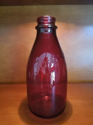 Vintage Borden's Red Milk Bottle - The Holy Grail Of Milk Bottles! • $3300