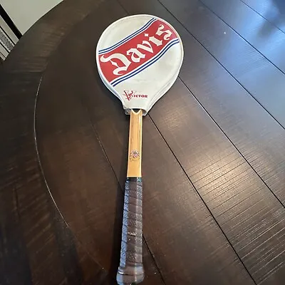 Vintage Professional Davis TAD Tennis Racket With Cover • $10