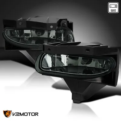 Fits 1999-2004 Ford Mustang GT Base Smoke Fog Lights Driving Lamps+Switch 99-04 • $28.38