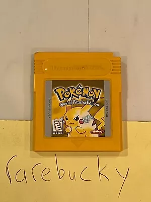 Pokemon Yellow Version (Nintendo Game Boy) GOOD CONDITION AUTHENTIC US CART! • $99.99