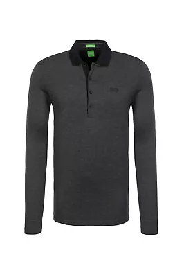 $120 • Buy Boss Hugo Boss Men's C-Pirona Athleisure Long Sleeve Polo Shirt,Black,2XL 3831-9