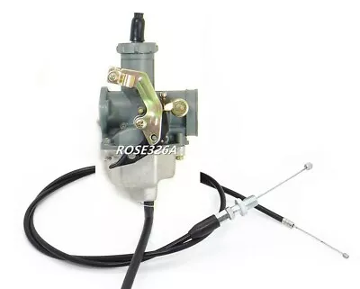 Carburetor & Throttle Cable For Honda NX125 Twinstar 200 CL200T CM185T • $29.95