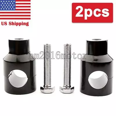 $37.83 • Buy 1'' Handlebar Risers Bar Kit Mount Clamps For Yamaha V-star 650 950 1100 1300 US