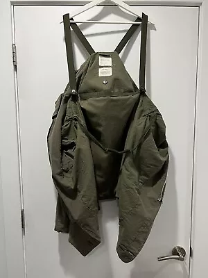 Helmut Lang VTG 99’ Parachute Strap Olive Parka • $1050