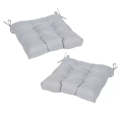 Aoodor 2PCS Chair Cushion Pads With Ties On Thick Soft Patio Office Home Mats • $29.99
