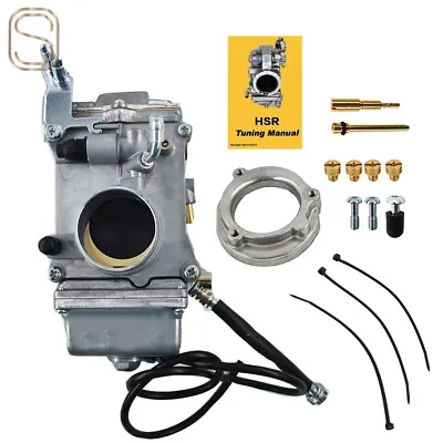 For Mikuni HSR42 HSR 42mm TM42-6 Harley Davidson EVO & Twincam Carburetor Carb • $95.99