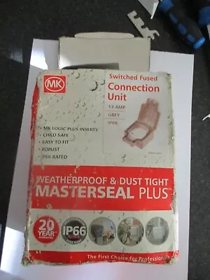 Mk Masterseal K56410gry -  Switched Fused Connection Unit  - 13 Amp Spur- • £20