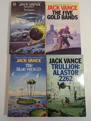 Jack Vance Book Bundle X 4 Vintage Science Fiction Fantasy • £11.99