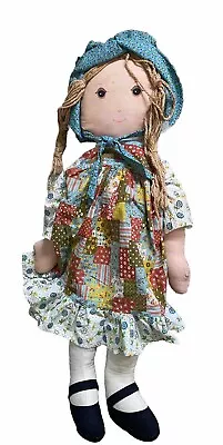 Knickerbocker Original Extra Large Jumbo Holly Hobbie Rag Doll Plush Soft Toy • £44.99