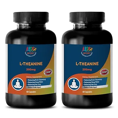 $63.67 • Buy Theanine Pills - L-THEANINE EXTRACT 200MG - Potent Dietary Supplement - 2Bot