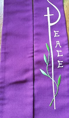  Purple Reconciliation Stole For Priest/Minister From Harbro • $49.95