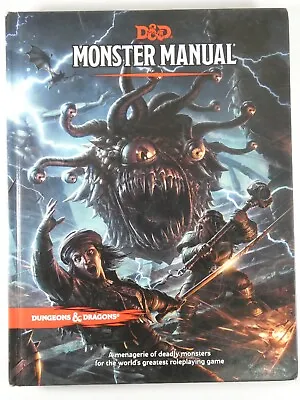 $50 • Buy D&D Dungeons And Dragons Monster Manual Book 5th Edition HB