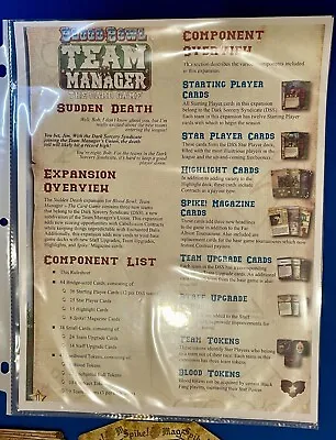 Blood Bowl Team Manager: Sudden Death Expansion - Fantasy Flight **READ** • $49.99
