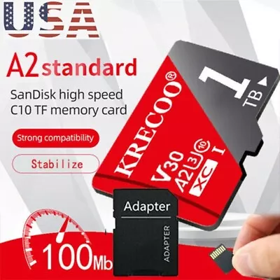 Micro SD Card 128GB 256GB 1TB Memory Card Class 10 TF Card Wholesale Lot • $8.56