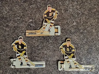 1958  - 61 Boston Bruins Metal Eagle Table Hockey 3 Players  Rougher But Work • $10.90