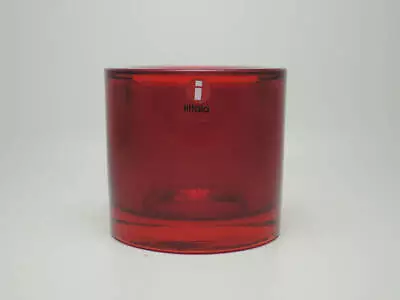 Iittala Kivi Red VOTIVE 60mm Candle Holder Marimekko • $79