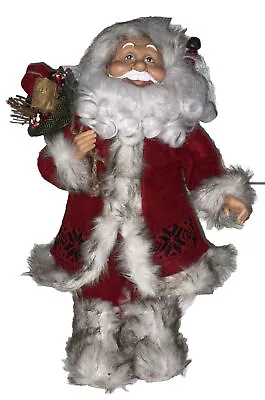 Vintage Santa Claus Figure/father Christmas-17 Inch -happy Santa-used • £10