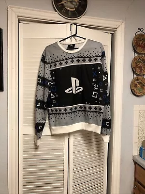 ThinkGeek PlayStation Holiday Sweater Size Large • $15.90