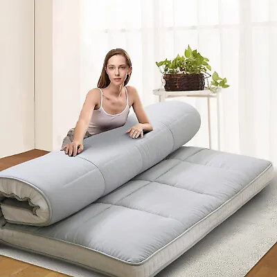 SLSY Japanese Floor Mattress Futon Mattress 10cm Thicken Tatami Mat Sleeping Pad • £139.99